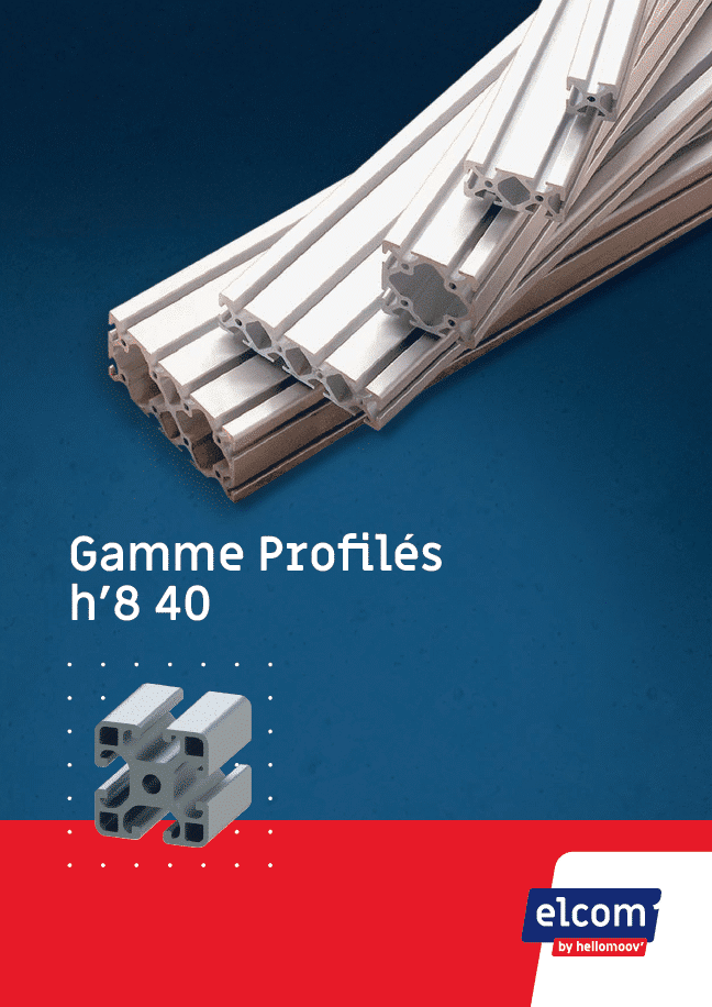 Couverture catalogue profilé aluminium h'8 40