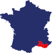 Carte secteur PACA